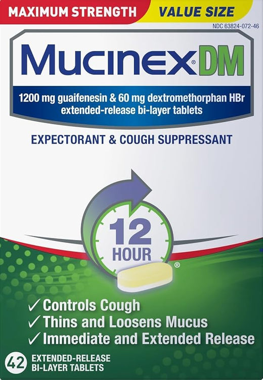"Cough Suppressant and Expectorant, Mucinex Tablets  "