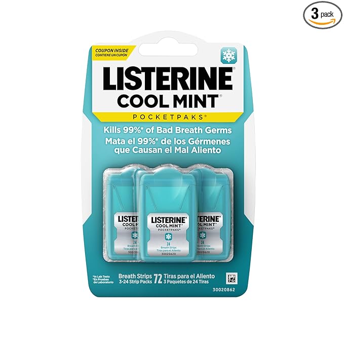 Listerine PocketPaks Cool Mint Breath Strips
