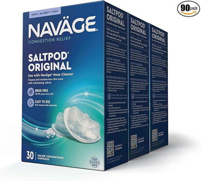 Navage Home SaltPod Bundle – 90 Pod Refills