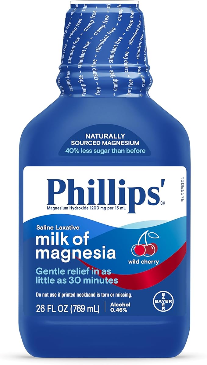 Phillips Milk of Magnesia Wild Cherry Laxative