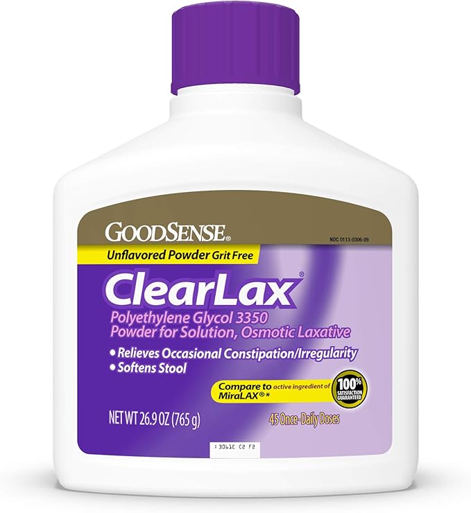 GoodSense Gentle Relief Polyethylene Glycol Laxative Powder