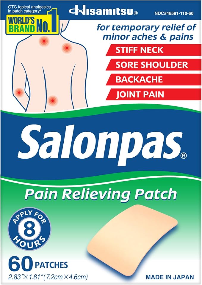 Salonpas Pain Relief Patches for Lasting Comfort