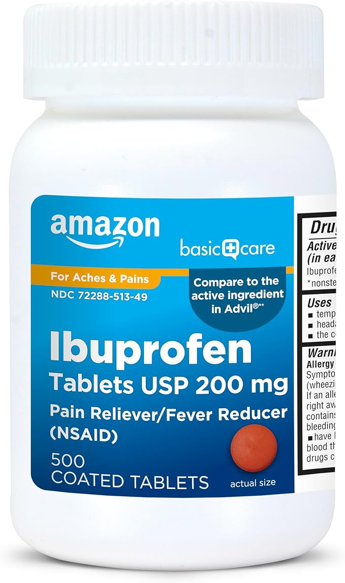 Ibuprofen Tablets, 500 Count