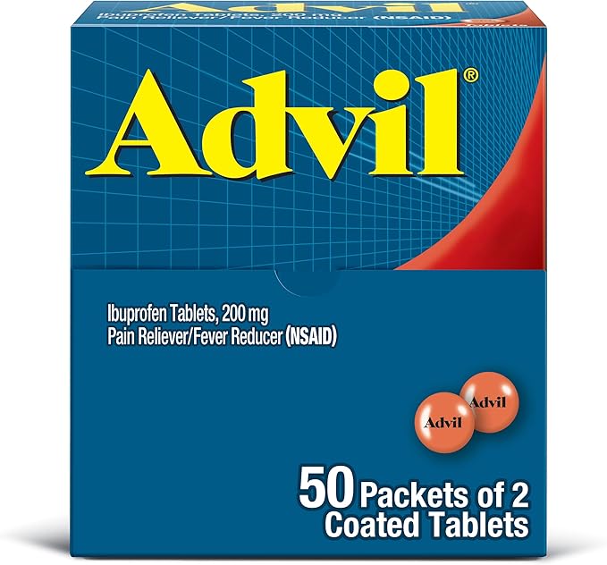 "Advil Ibuprofen Pain Relief & Fever Reducer Tablets "