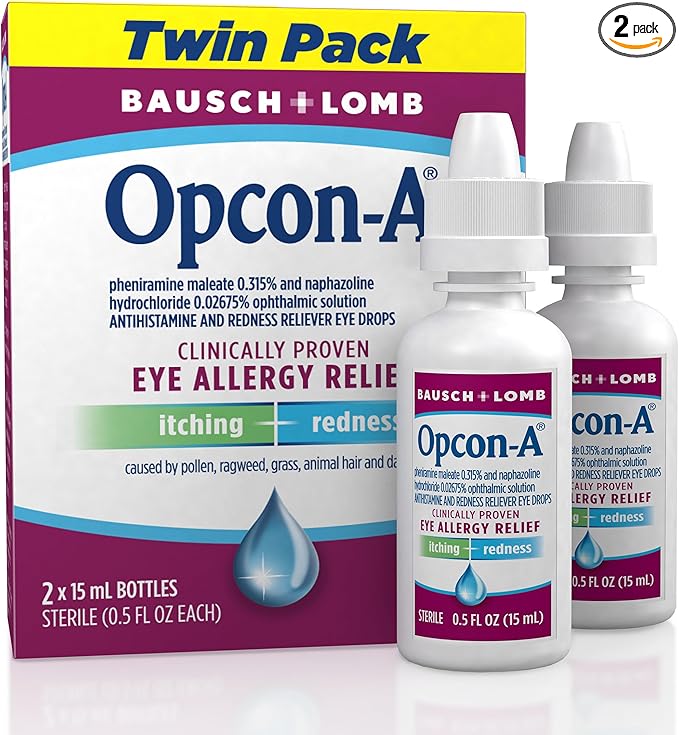 Bausch + Lomb Opcon-A Allergy Relief Eye Drops