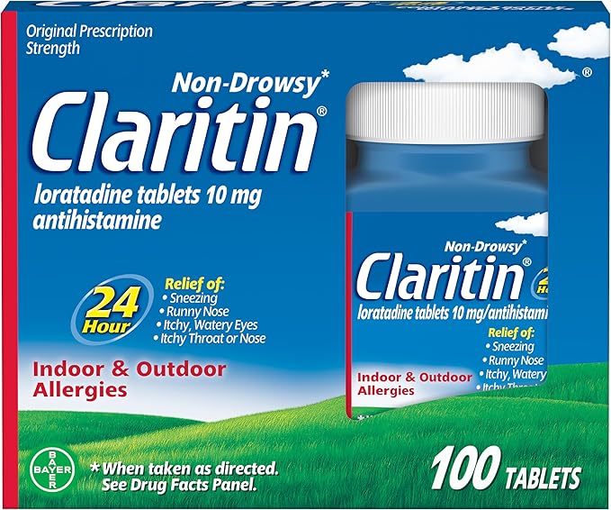 Claritin 24-Hour Allergy Relief Loratadine Tablets